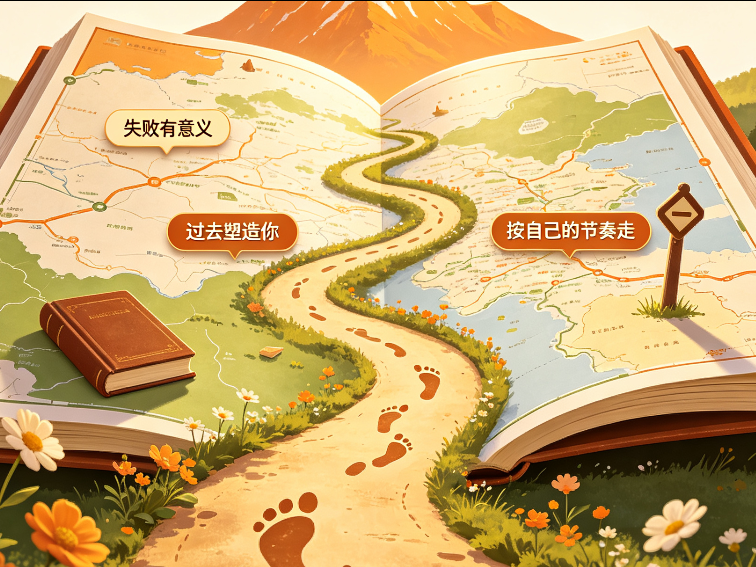 人生没有白走的路，每一步都算数