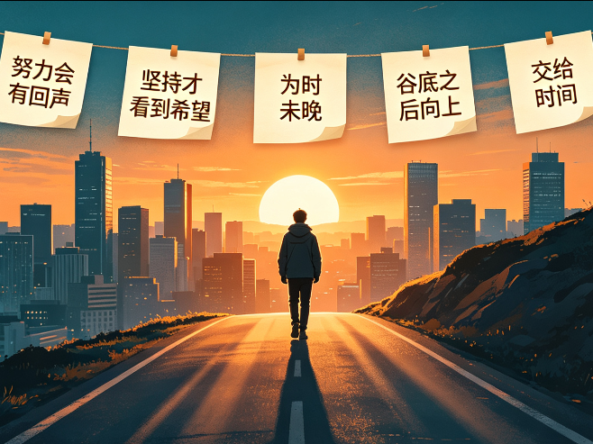 当你觉得熬不下去的时候,请看看这几句话
